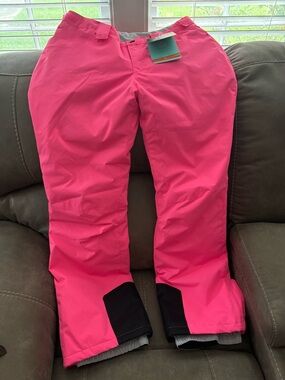 HOT PINK WATERPROOF SKI PANTS SZ MED